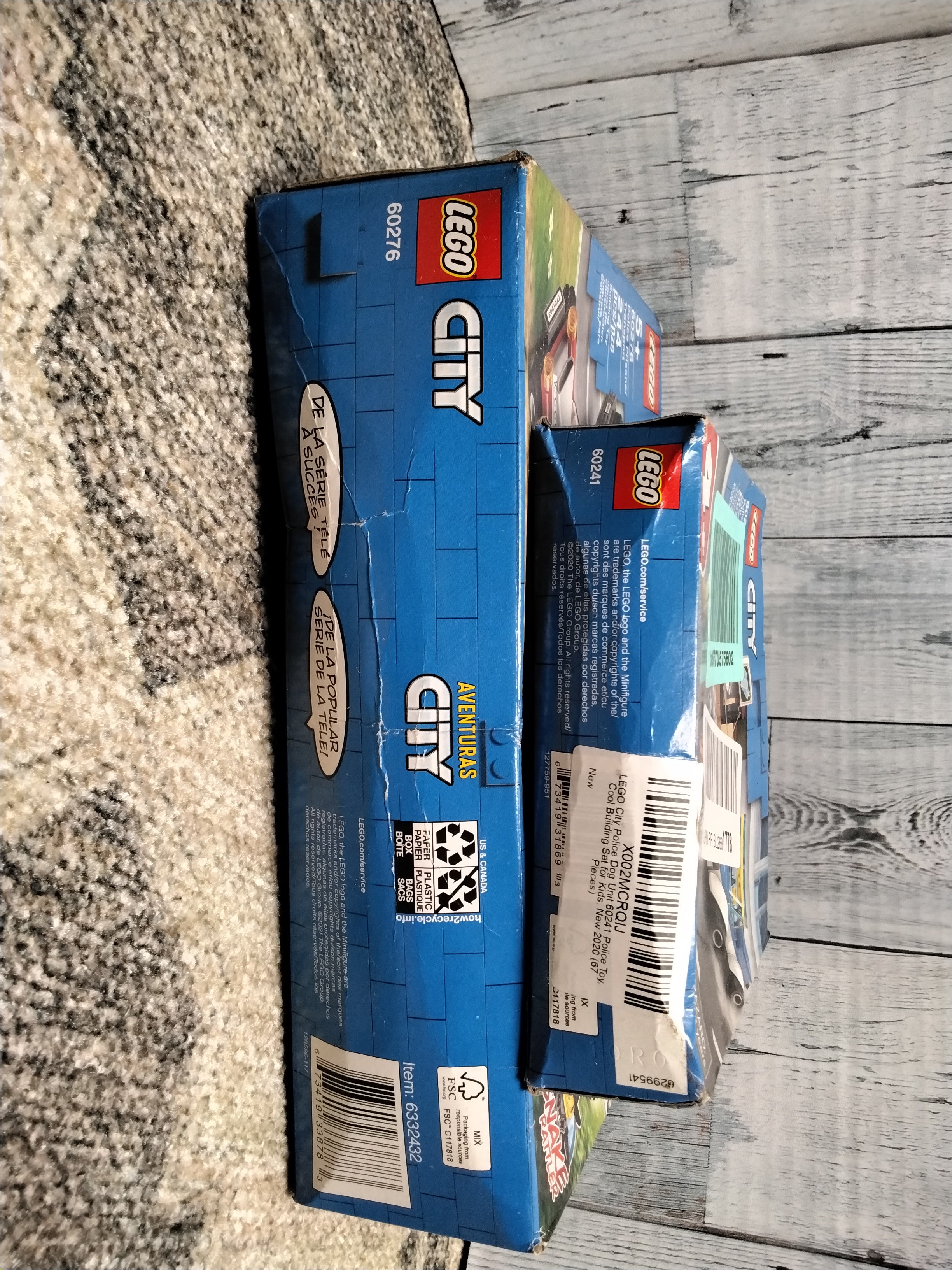 LEGO City Police Prisoner Transport 60276 & LEGO City Police Dog Unit 60241 (7936145948910)